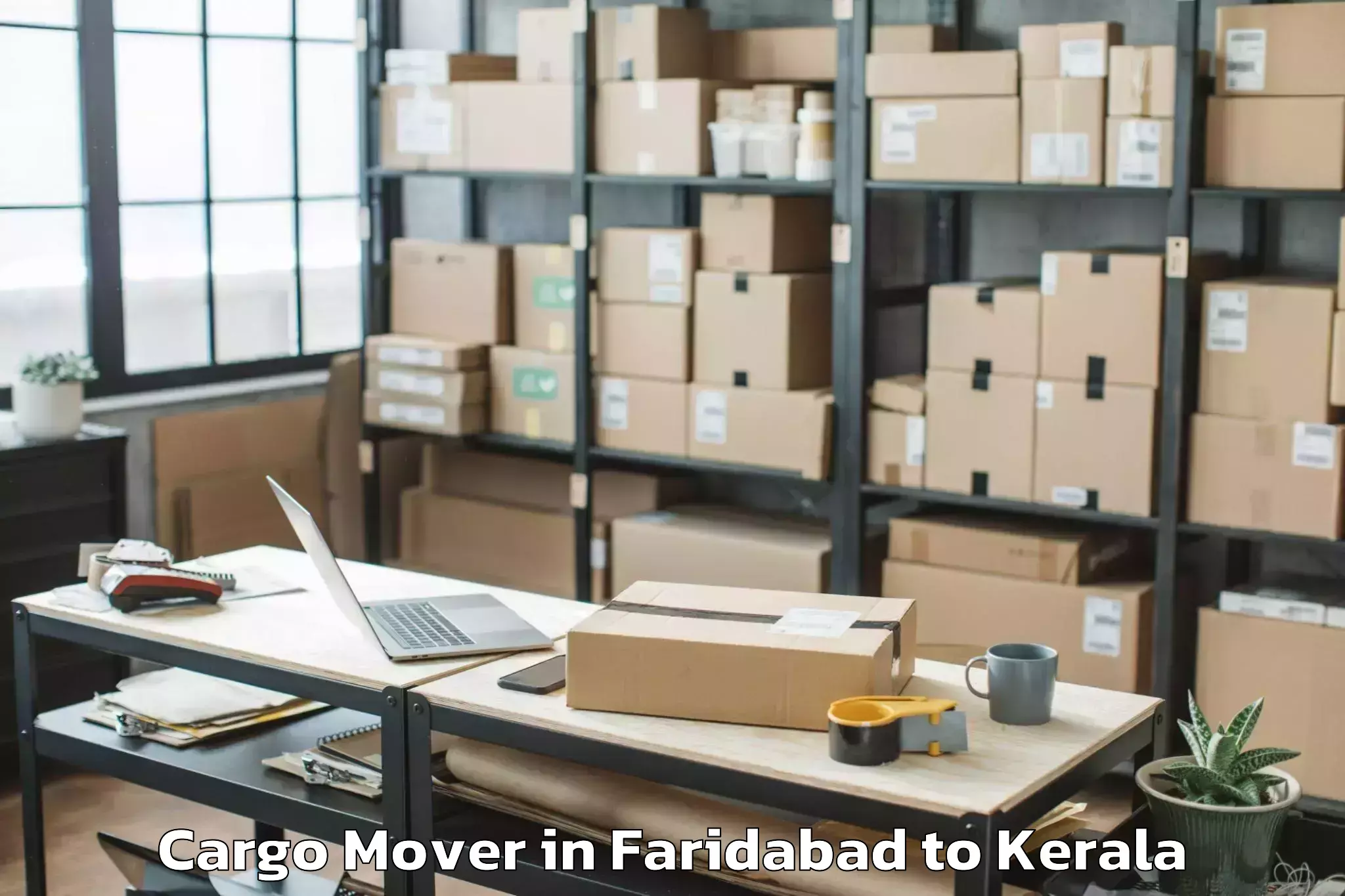 Trusted Faridabad to Piravam Cargo Mover